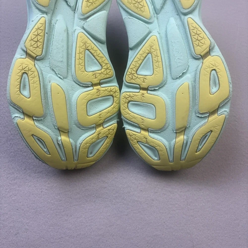 Hoka One One Bondi 8 Shoes Womens Size 9.5 White Running Sneakers 1127952 BDBSO